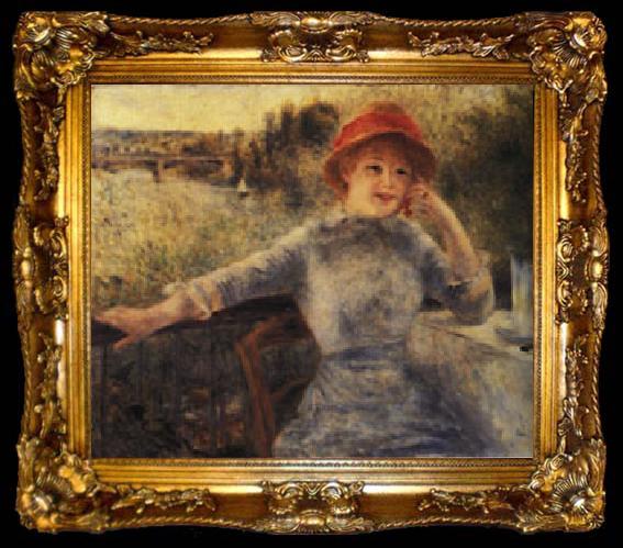 framed  Auguste renoir Alphonsine Fournaise, ta009-2